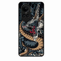 Midnight Dragon Glass Phone Case for Oppo Reno 10 5G