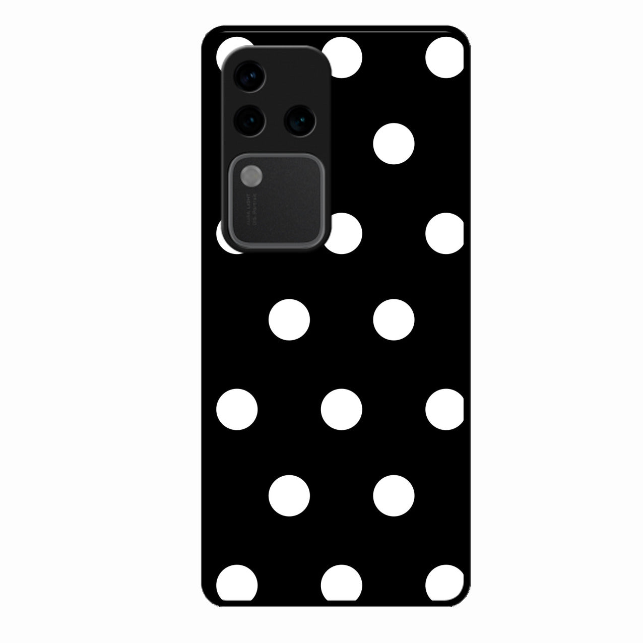 Classic Polka Dot Glass Phone Case for Vivo V30 Pro 5G