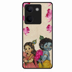 Krishna Eternal Lotus Glass Case for Vivo Y200 Pro 5G