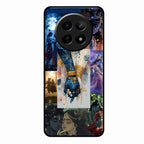 Eternal Radha Krishna Love Glass Phone Case for Realme 12X 5G