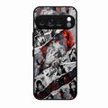 Itachi Uchiha Manga Collage Glass Phone Case for Google Pixel 10 Pro