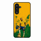 Golden Striker Glass Phone Case for Samsung Galaxy F56 5G