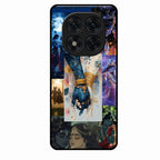 Eternal Radha Krishna Love Glass Phone Case for Motorola G84 5G