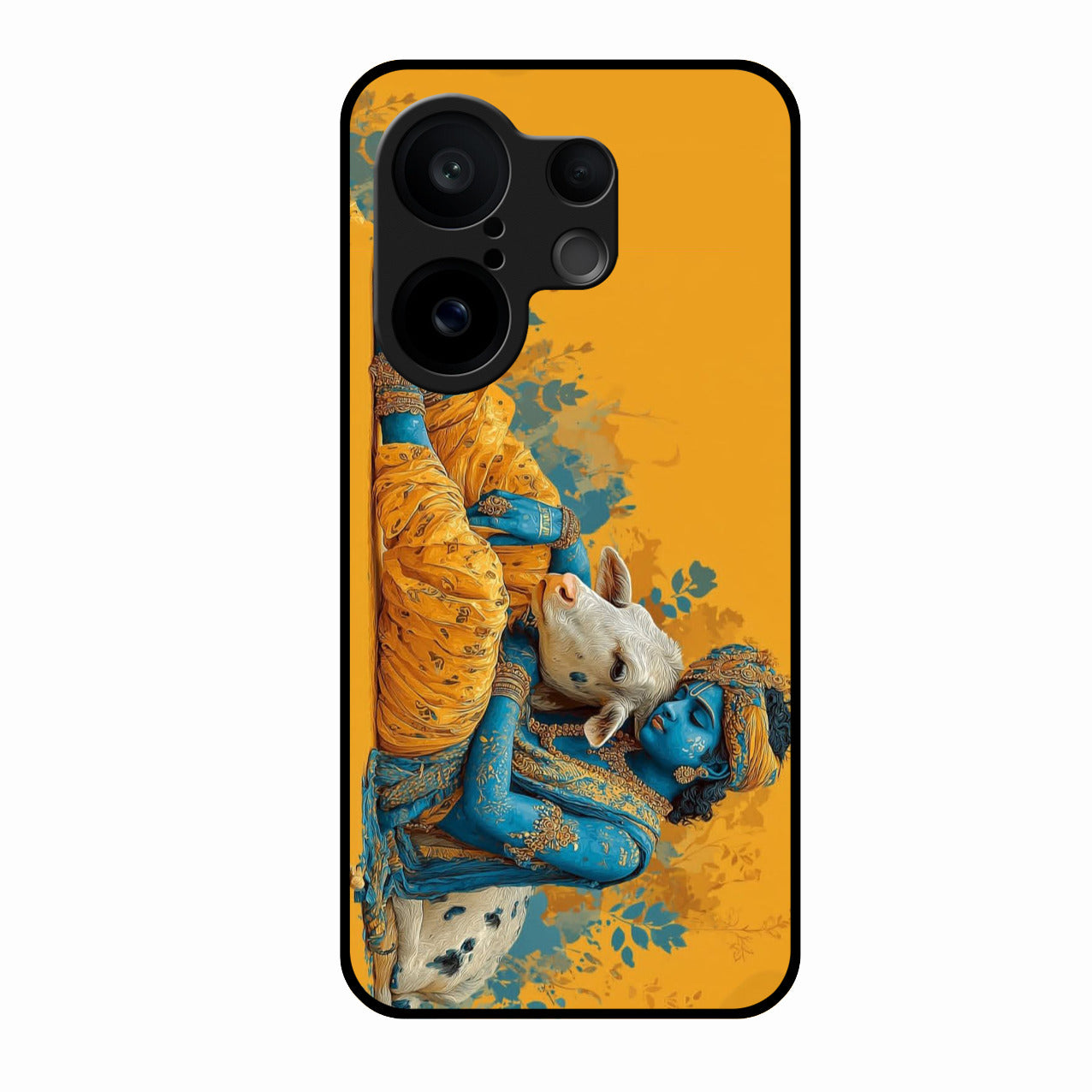 Divine Krishna Gopal Premium Glass Phone Case for Vivo X200 Fe 5G