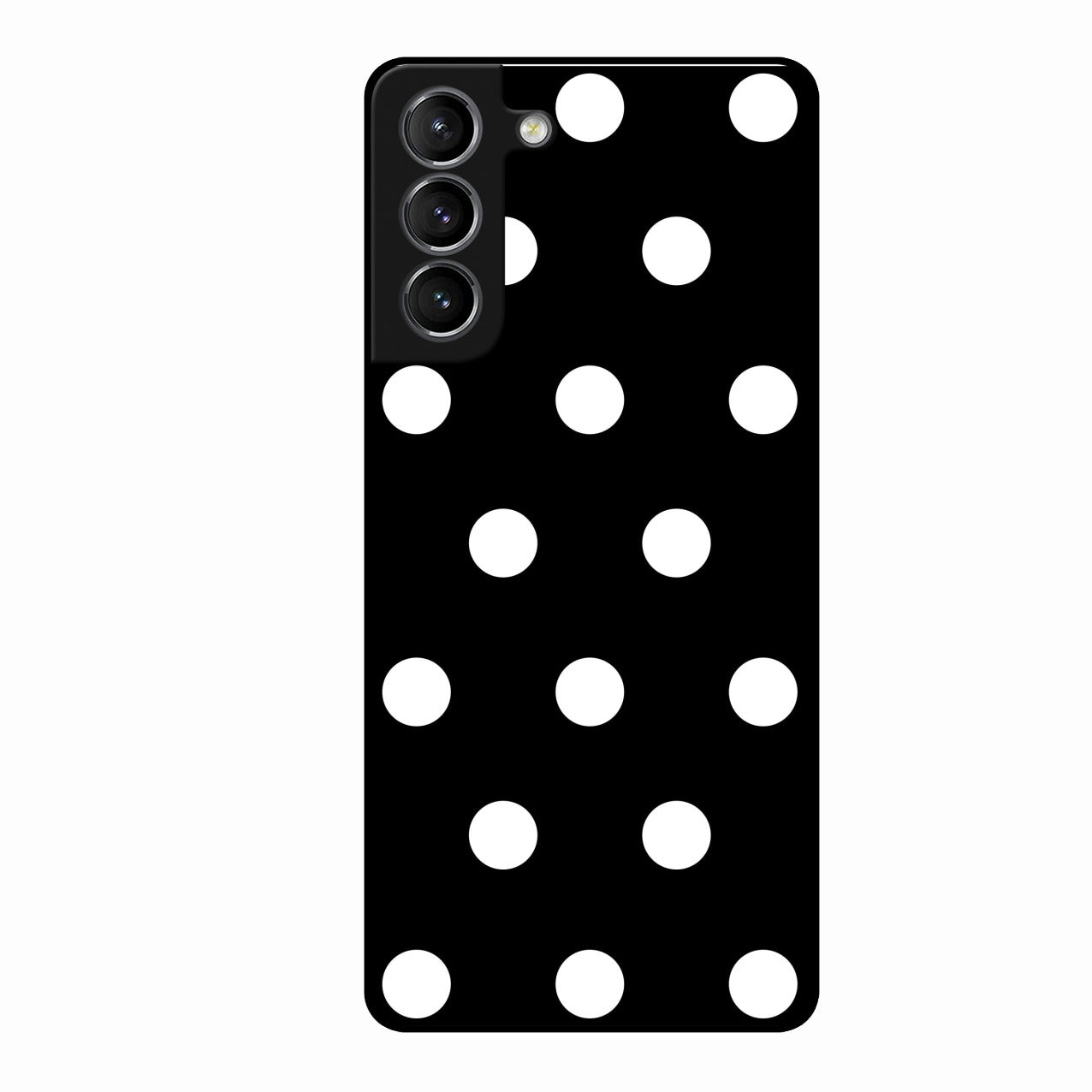 Classic Polka Dot Glass Phone Case for Samsung Galaxy S21 Plus