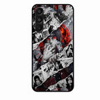 Itachi Uchiha Manga Collage Glass Phone Case for Samsung Galaxy M16 5G