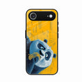 Cute Panda Sketch Premium Glass Phone Case for iPhone Air