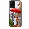 Rainy Day Cartoon Glass Phone Case for Samsung Galaxy M33 5G