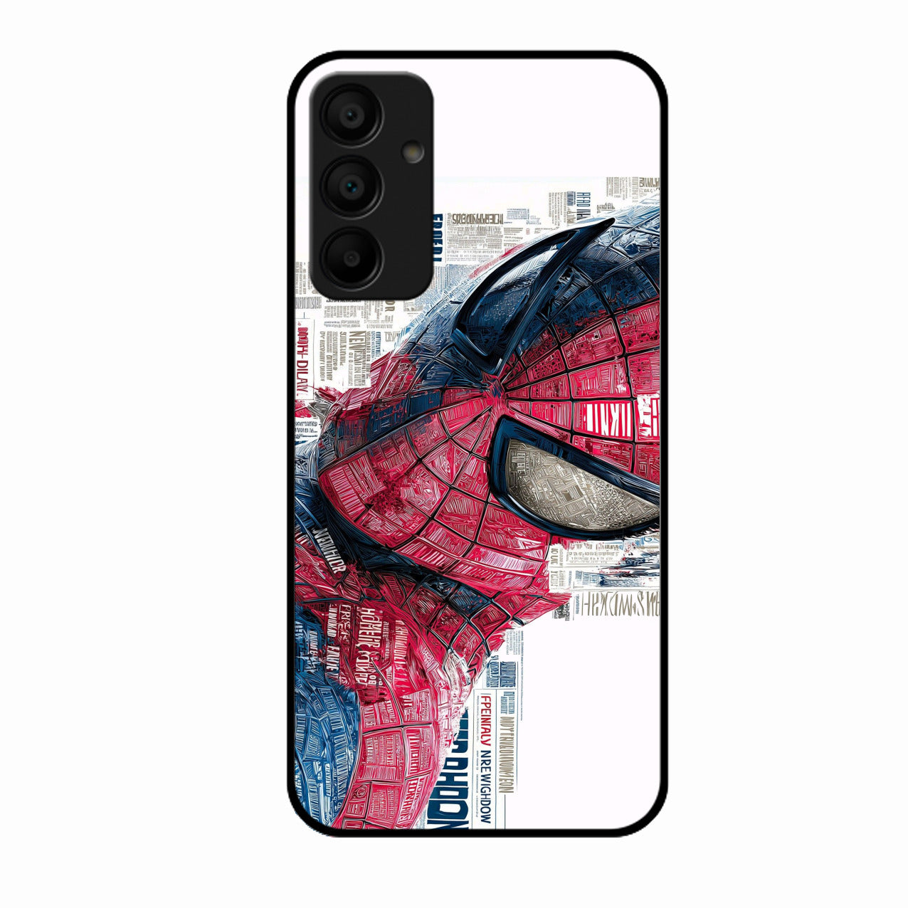 Red Blue Web Hero Glass Phone Cover for Samsung Galaxy A15 5G
