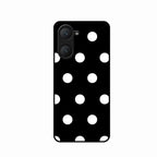 Classic Polka Dot Glass Phone Case for iQOO Z9 Lite 5G