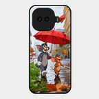 Rainy Day Cartoon Glass Phone Case for iQOO 15R 5G