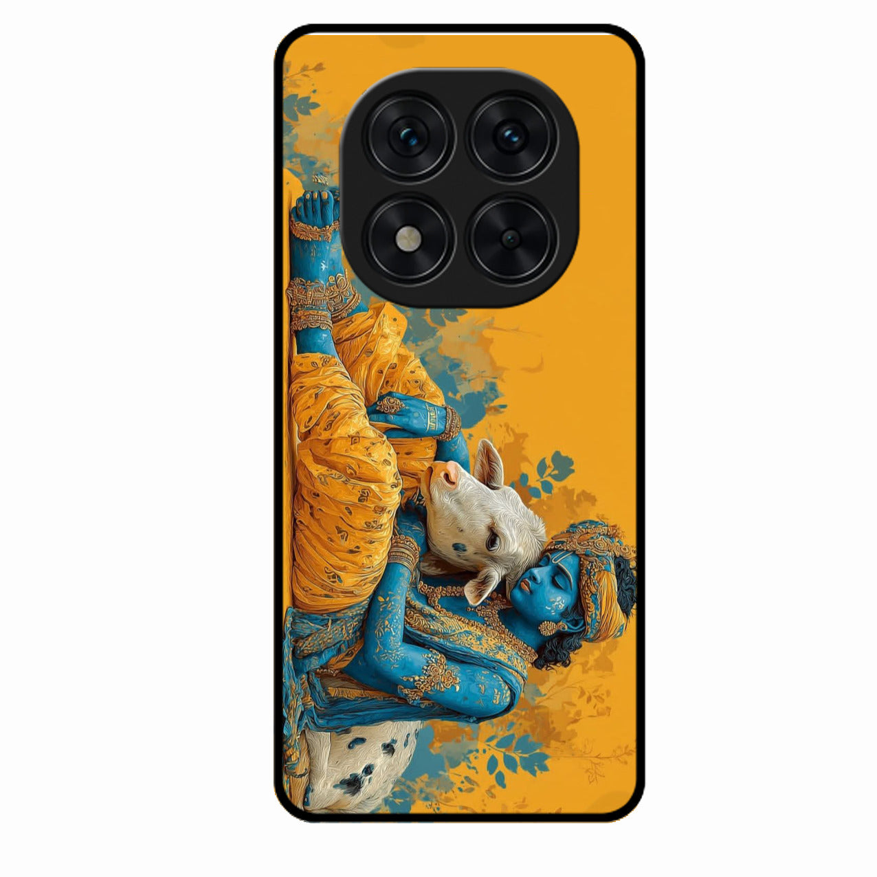 Divine Krishna Gopal Premium Glass Phone Case for Redmi Note 14 Pro 5G