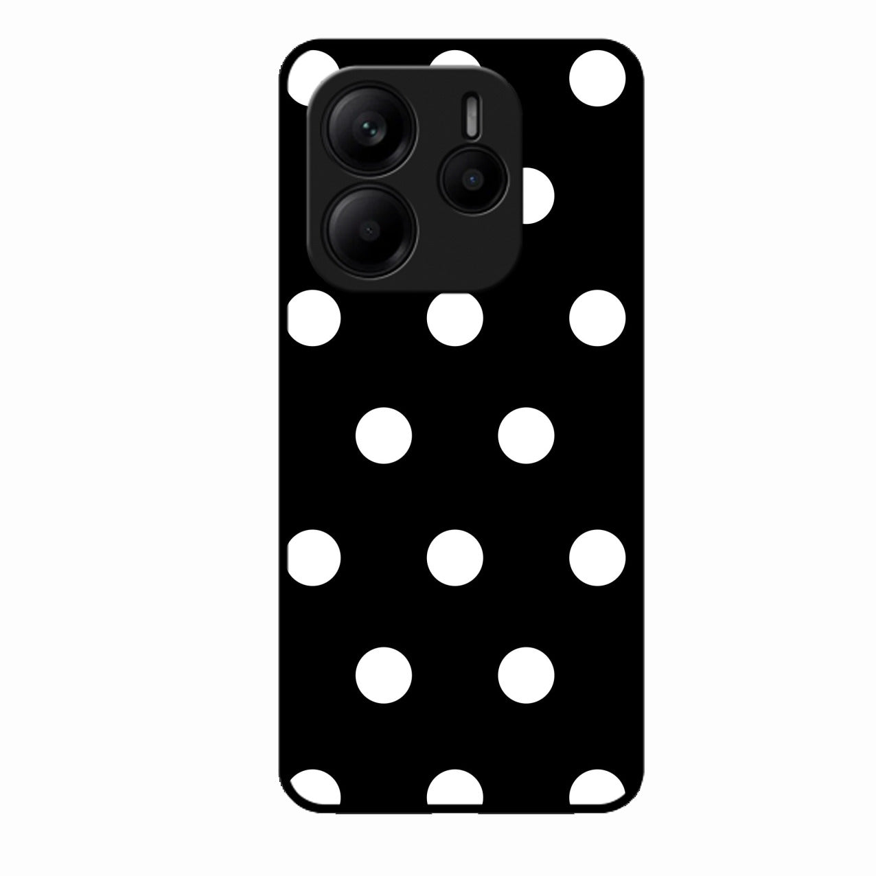Classic Polka Dot Glass Phone Case for Redmi Note 14 Se 5G
