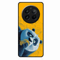 Cute Panda Sketch Premium Glass Phone Case for Realme 12 Pro Plus 5G