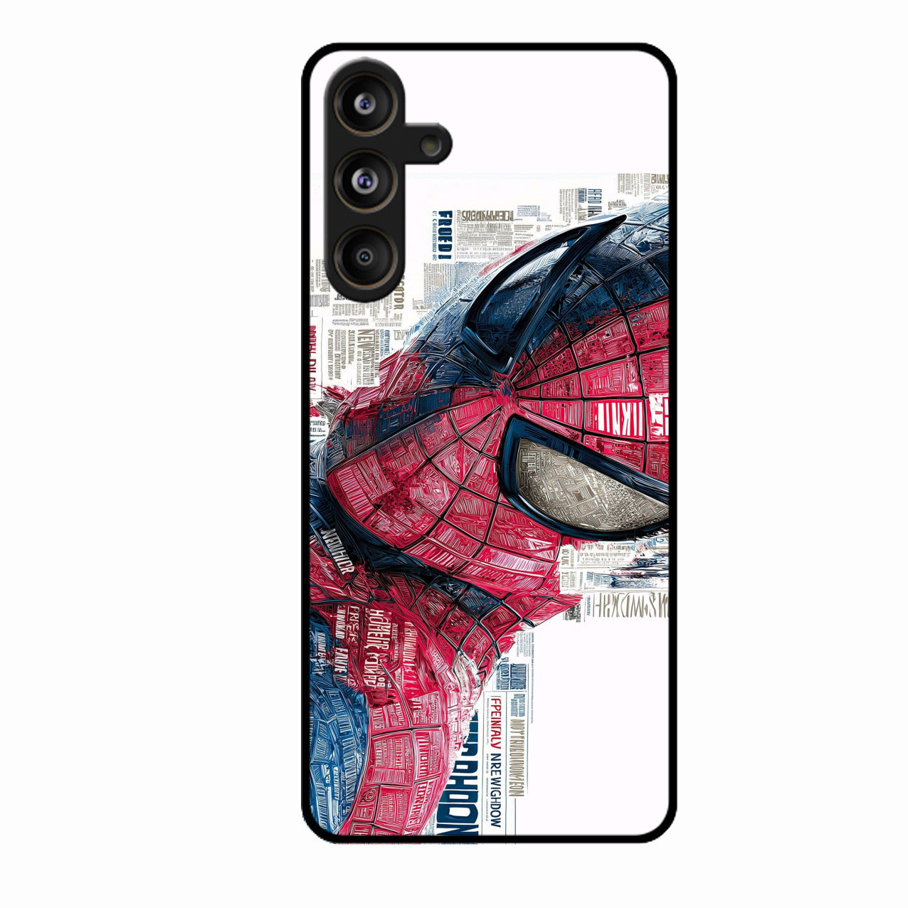 Red Blue Web Hero Glass Phone Cover for Samsung Galaxy F55 5G