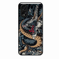 Midnight Dragon Glass Phone Case for Oppo A38