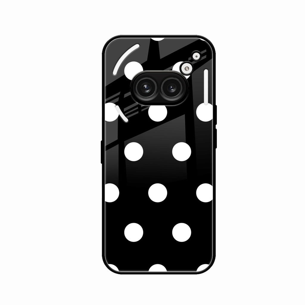 Classic Polka Dot Glass Phone Case for Nothing Phone 2a Plus