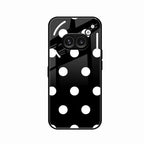Classic Polka Dot Glass Phone Case for Nothing Phone 2a Plus