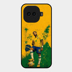 Golden Striker Glass Phone Case for iQOO 15R 5G