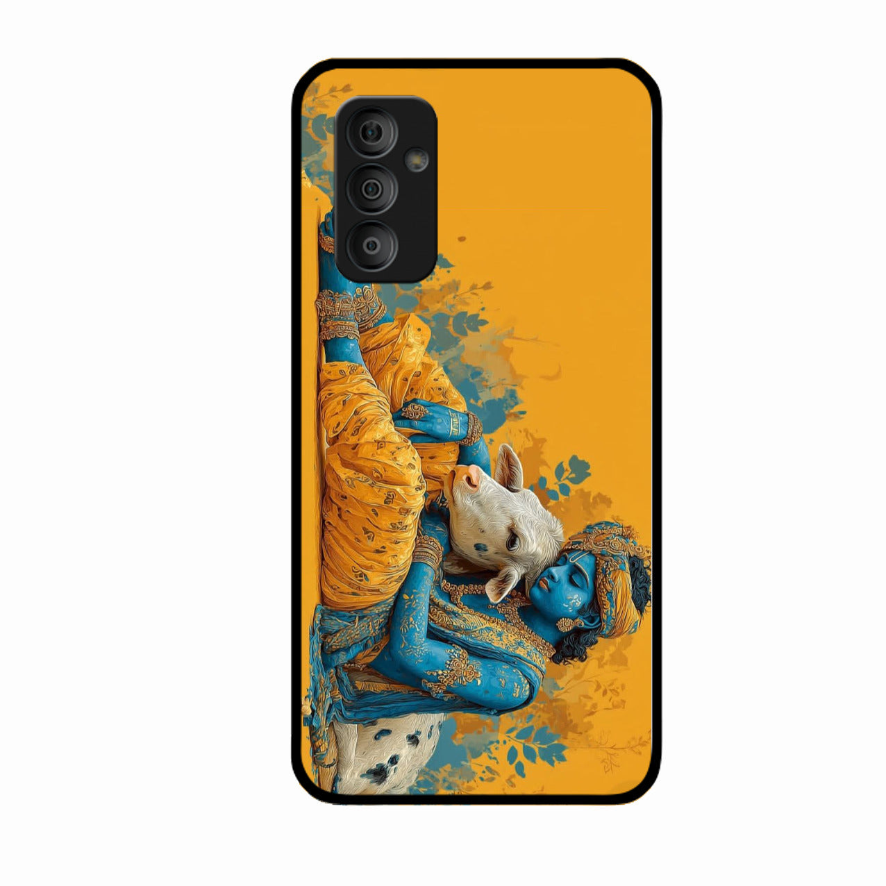 Divine Krishna Gopal Premium Glass Phone Case for Samsung Galaxy F23 5G