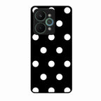 Classic Polka Dot Glass Phone Case for Realme 15 Pro 5G