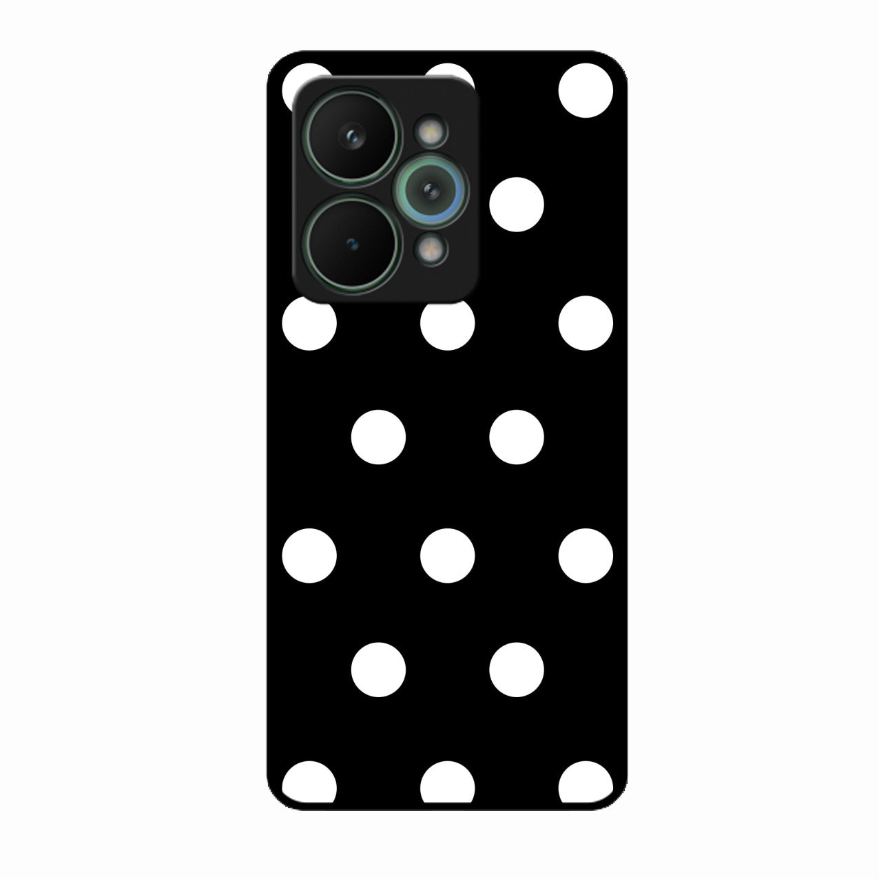 Classic Polka Dot Glass Phone Case for Realme 15 Pro 5G