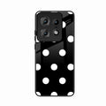 Classic Polka Dot Glass Phone Case for Motorola Edge 50 Pro