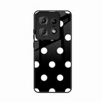 Classic Polka Dot Glass Phone Case for Motorola Edge 50 Pro
