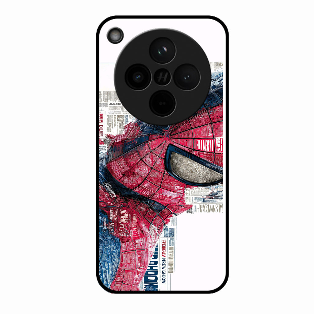 Red Blue Web Hero Glass Phone Cover for Oppo Find X8 5G - ShopOnCliQ