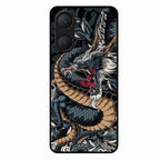 Midnight Dragon Glass Phone Case for Oppo A6X 5G