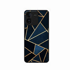 Midnight Gold Geometric Premium Glass Phone Case for iQOO Z9 5G