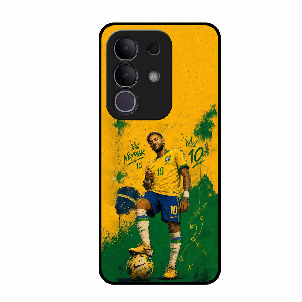 Golden Striker Glass Phone Case for Vivo T4X 5G