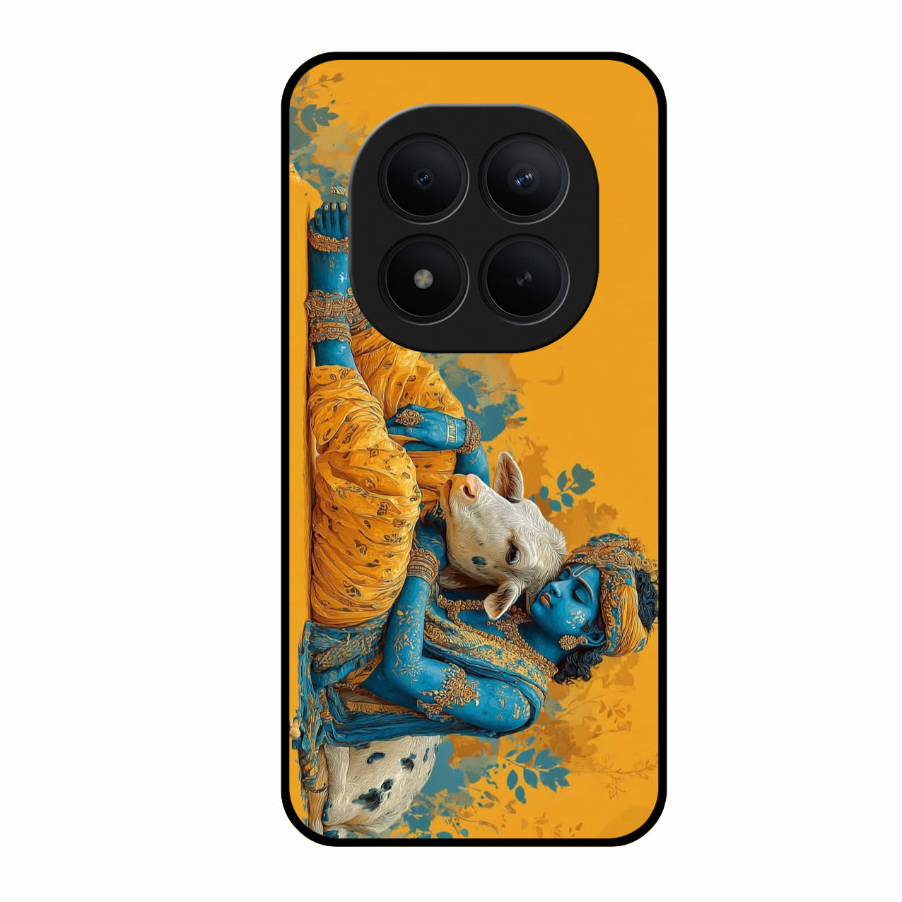 Divine Krishna Gopal Premium Glass Phone Case for Redmi Note 15 Pro Plus 5G