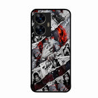 Itachi Uchiha Manga Collage Glass Phone Case for Realme C55
