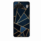 Midnight Gold Geometric Premium Glass Phone Case for Oneplus Nord 4 5G