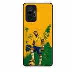 Golden Striker Glass Phone Case for Redmi Note 10 Pro Max