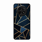 Midnight Gold Geometric Premium Glass Phone Case for Realme C65 5G