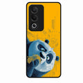Cute Panda Sketch Premium Glass Phone Case for Oppo A3 Pro 5G