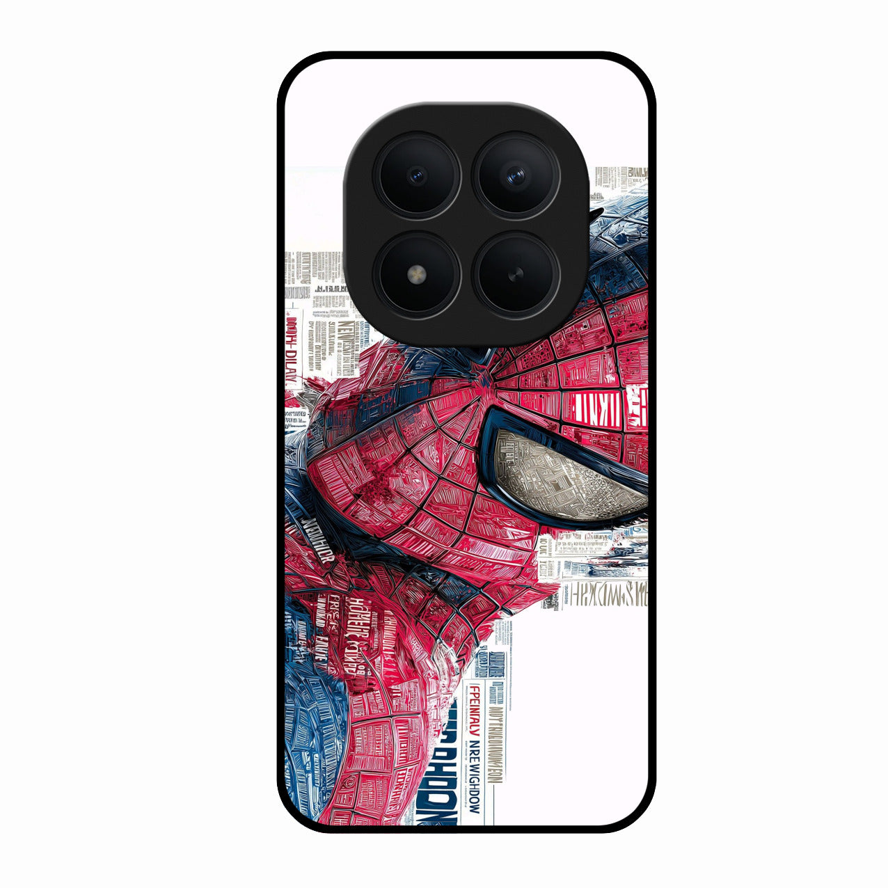 Red Blue Web Hero Glass Phone Cover for Redmi Note 15 Pro Plus 5G