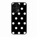 Classic Polka Dot Glass Phone Case for Oppo Reno 13 Pro 5G