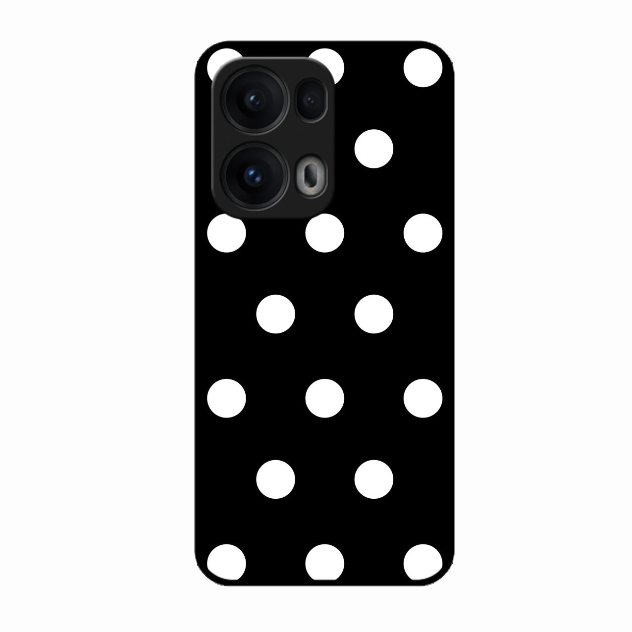 Classic Polka Dot Glass Phone Case for Oppo Reno 13 Pro 5G