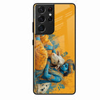 Divine Krishna Gopal Premium Glass Phone Case for Samsung Galaxy S22 Ultra 5G - ShopOnCliQ