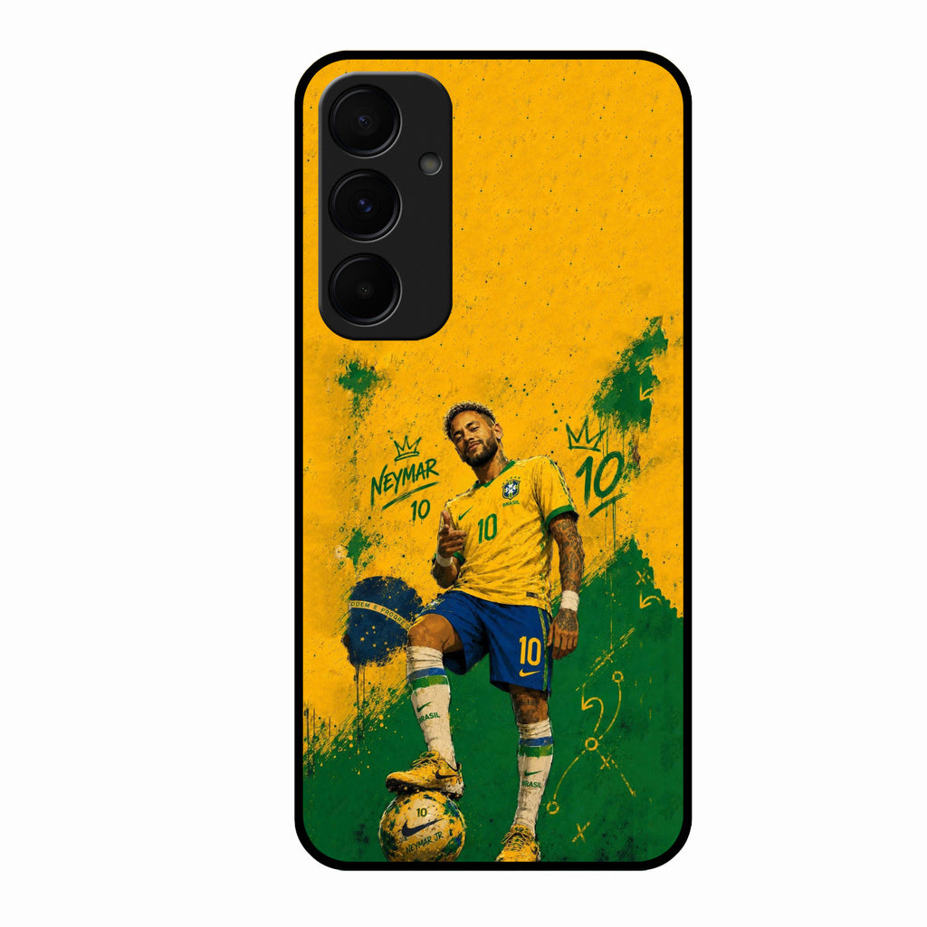Golden Striker Glass Phone Case for Samsung Galaxy A35 5G