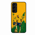 Golden Striker Glass Phone Case for Samsung Galaxy A35 5G