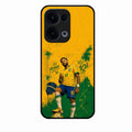 Golden Striker Glass Phone Case for Oppo Reno 13 5G