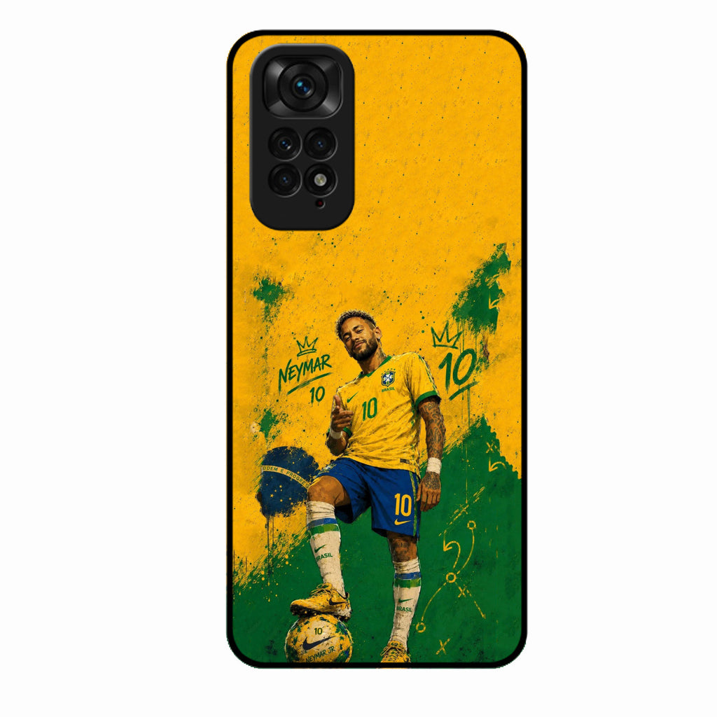 Golden Striker Glass Phone Case for Redmi Note 11