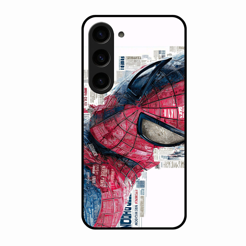 Red Blue Web Hero Glass Phone Cover for Samsung Galaxy S23 5G - ShopOnCliQ
