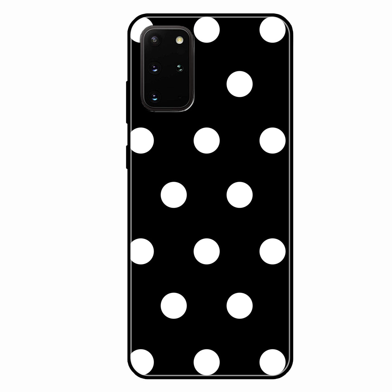 Classic Polka Dot Glass Phone Case for Samsung Galaxy S20 Plus