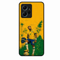 Golden Striker Glass Phone Case for Redmi Note 12 4G