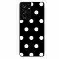 Classic Polka Dot Glass Phone Case for Samsung Galaxy S21 Ultra